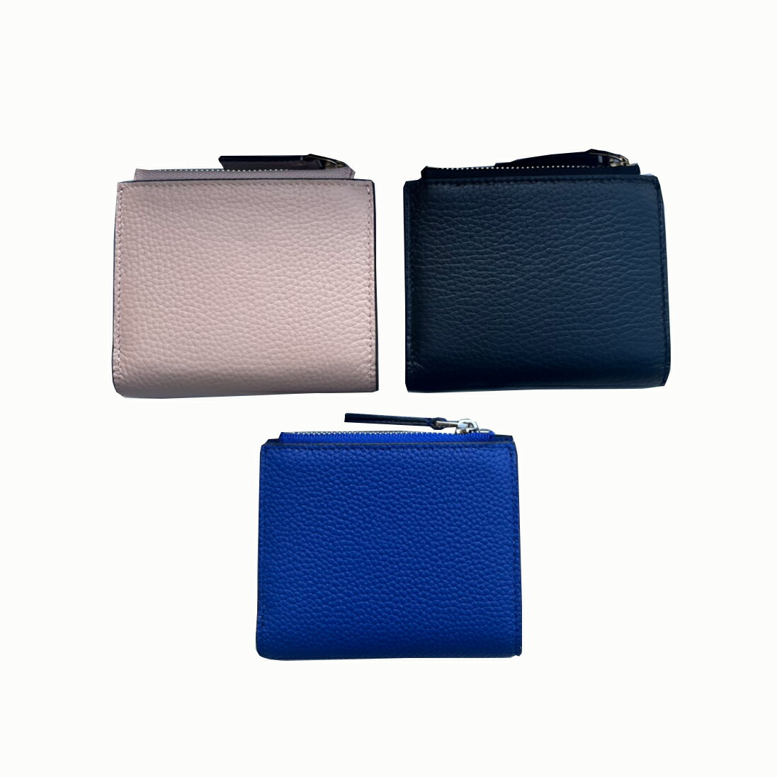 Tory burch Mcgraw系列拉鍊紐扣皮革女士短零錢包 45246(預購)【 購物節優惠 ★ 菲尼斯 國際精品 3折起 】 1