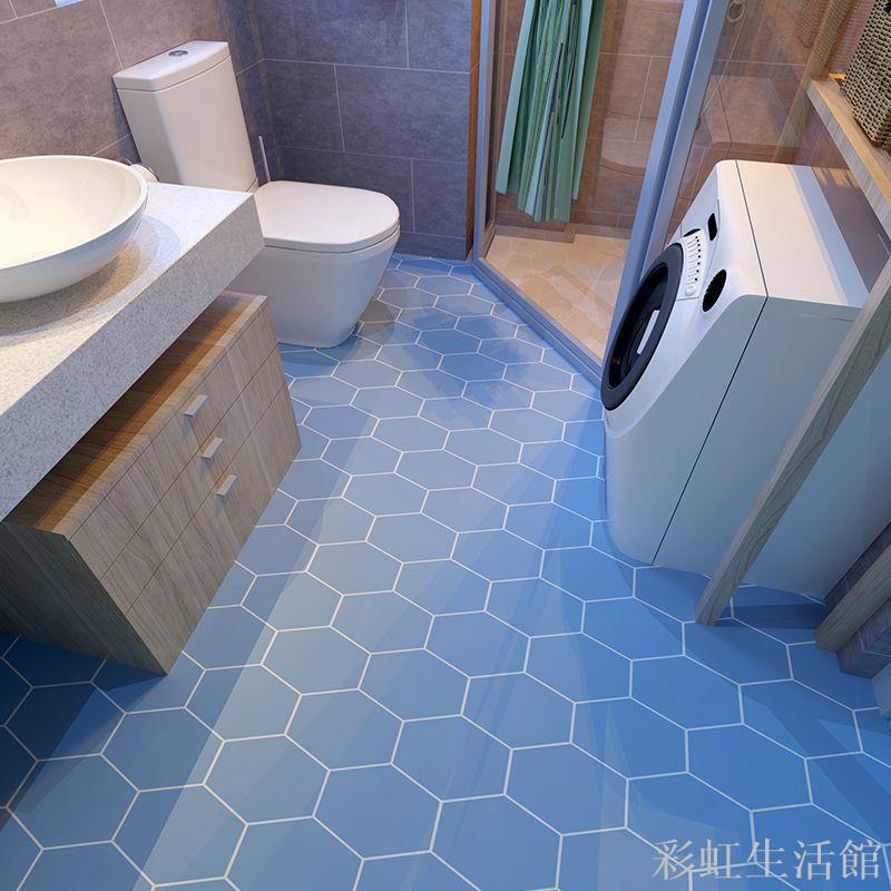 pvc地板貼防水自粘地貼廚房衛生間地面廁所防滑加厚地板革家用