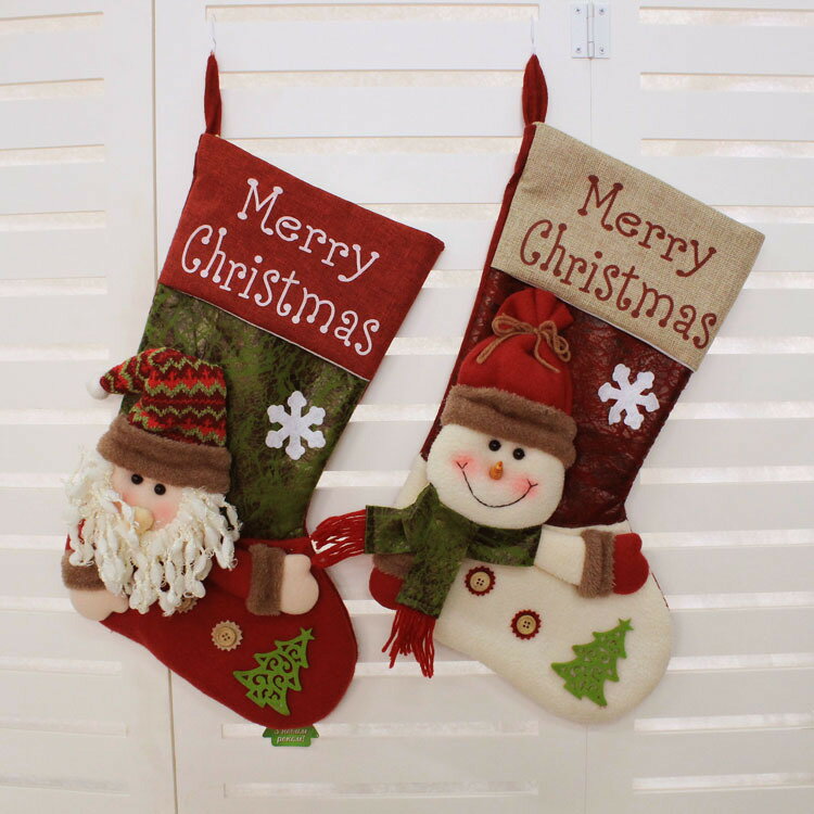 【現貨】聖誕禮物襪 特大款 聖誕掛飾 吊飾 聖誕襪 禮物袋 玩具袋 糖果袋 收納袋 居家裝飾 聖誕樹裝飾 送禮 交換禮物