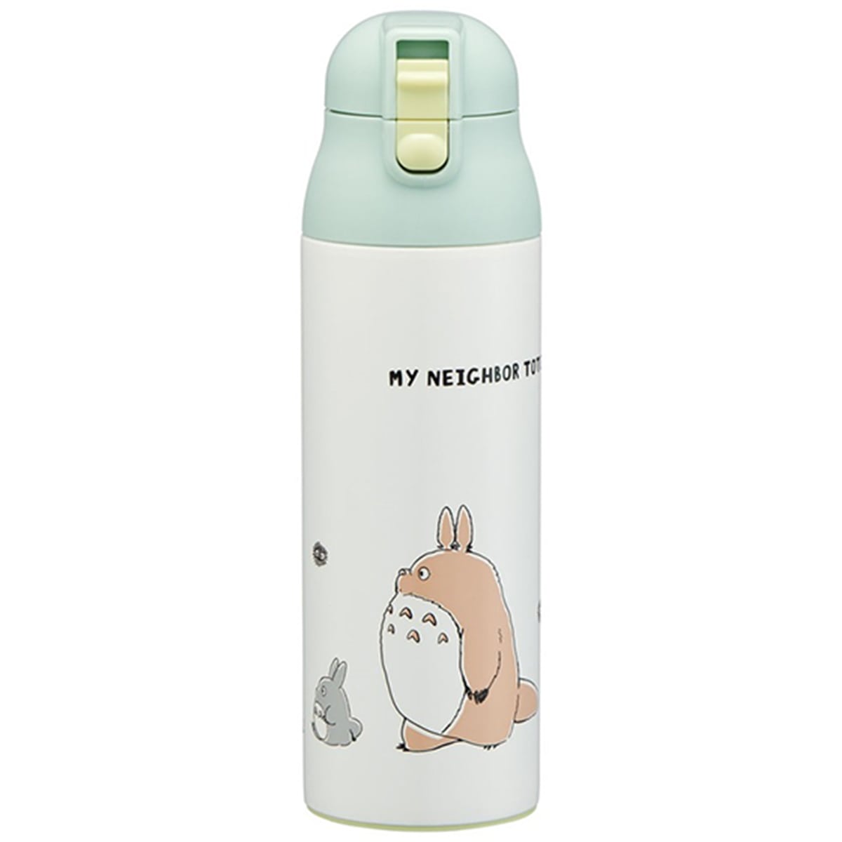 真愛日本 宮崎駿 吉卜力 龍貓 龍貓們行進 輕量 單層 不鏽鋼 直飲水壺 500ml 水壺 水瓶 冷水瓶