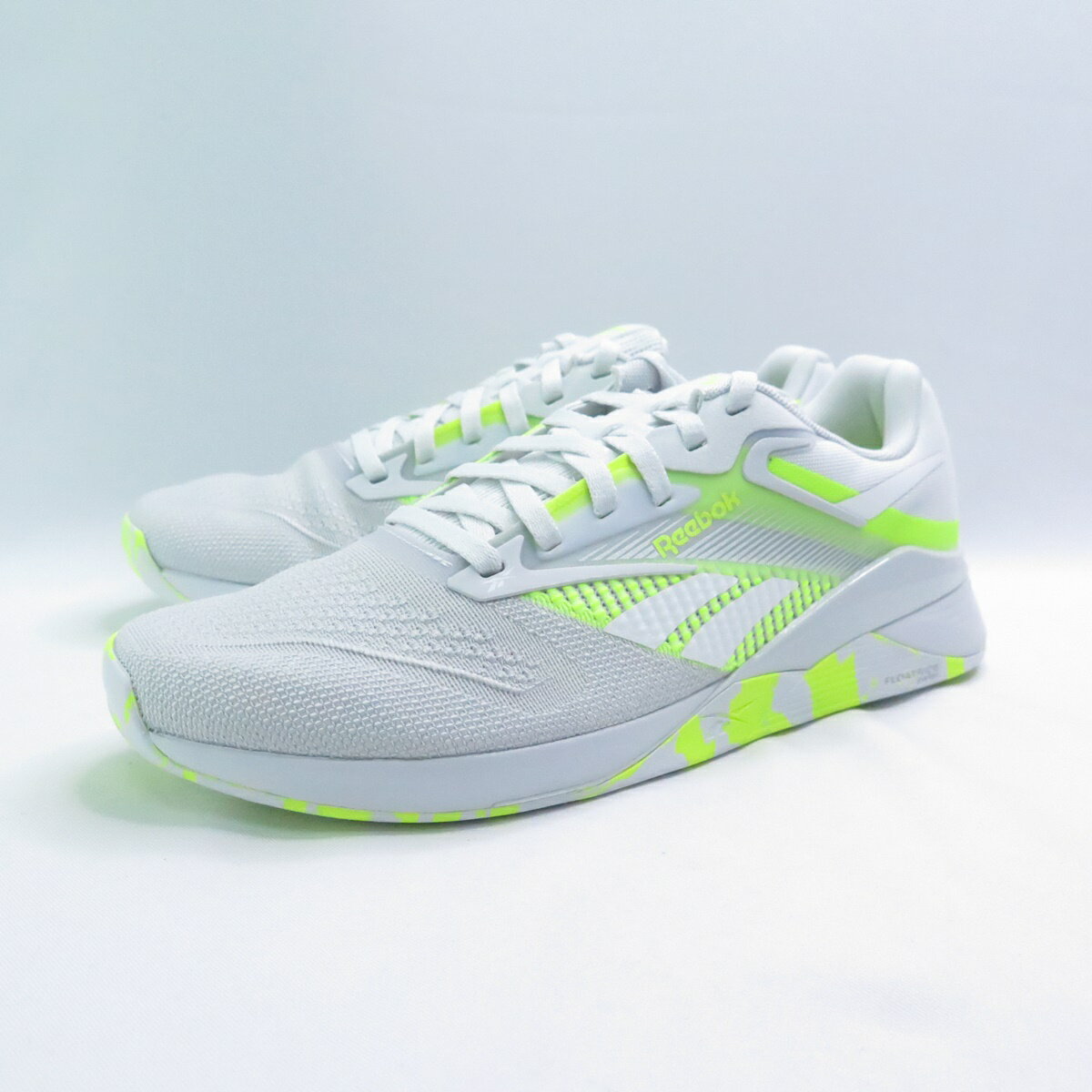 REEBOK NANO X4 100204675 男 訓練鞋 多功能 健身 重量訓練 灰白亮黃【iSport愛運動】