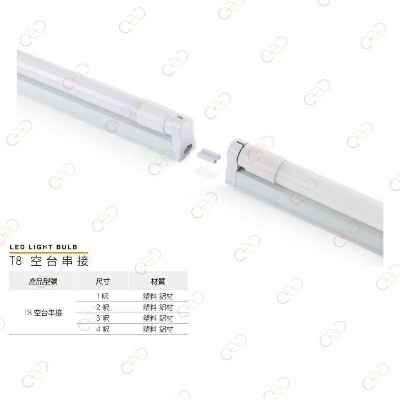 MARCH LED T8 燈管 1呎 6w CNS認證 日光燈 串接燈具 保固一年 (A Light) 2
