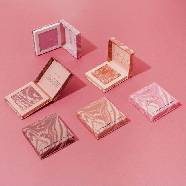 Barry M Heatwave Baked大理石紋腮紅BBL2太陽 2