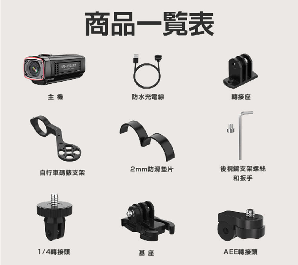 AKEEYO 710S 4K 機車-腳踏車-運動多功能行車紀錄器＋32G記憶卡 9