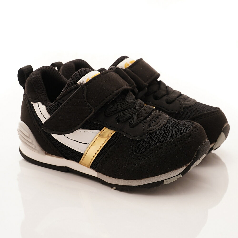 日本月星Moonstar機能童鞋HI系列寬楦頂級學步鞋款2121S66黑(中小童段) 1