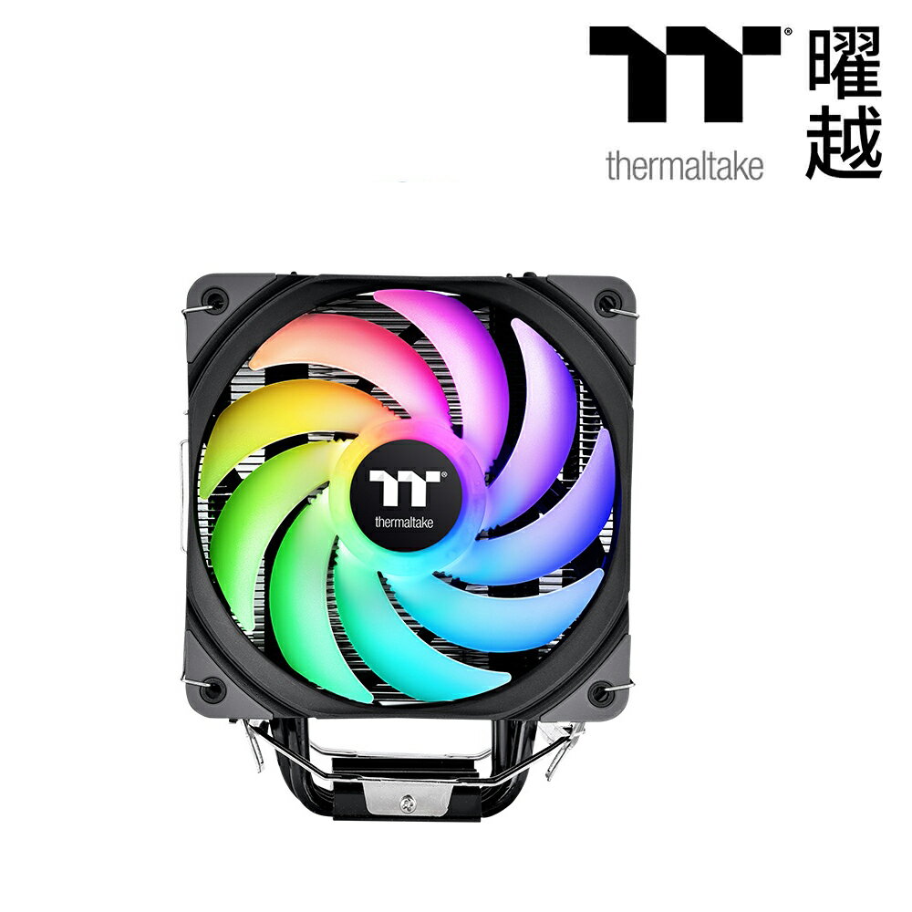 【Thermaltake 曜越】UX200 SE ARGB Lighting CPU散熱器 黑色【三井3C】