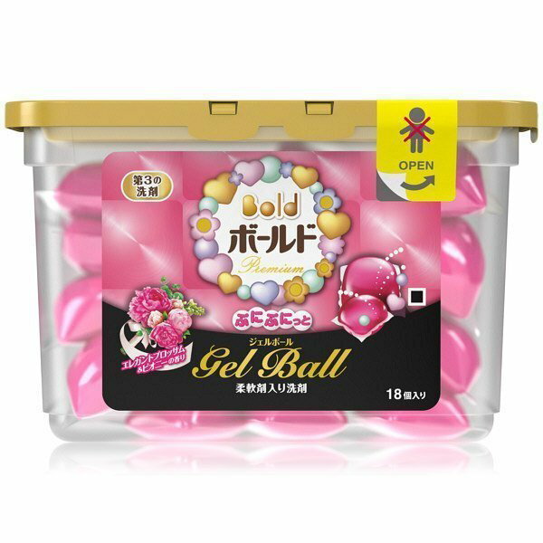 日本 P&G ARIEL GEL BALL 洗衣凝膠球 #花香 (粉) 18個入 盒裝 ☆真愛香水★ 另有衣物芳香顆粒