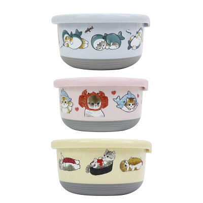 貓福珊迪不鏽鋼圓形餐碗【九乘九購物網】