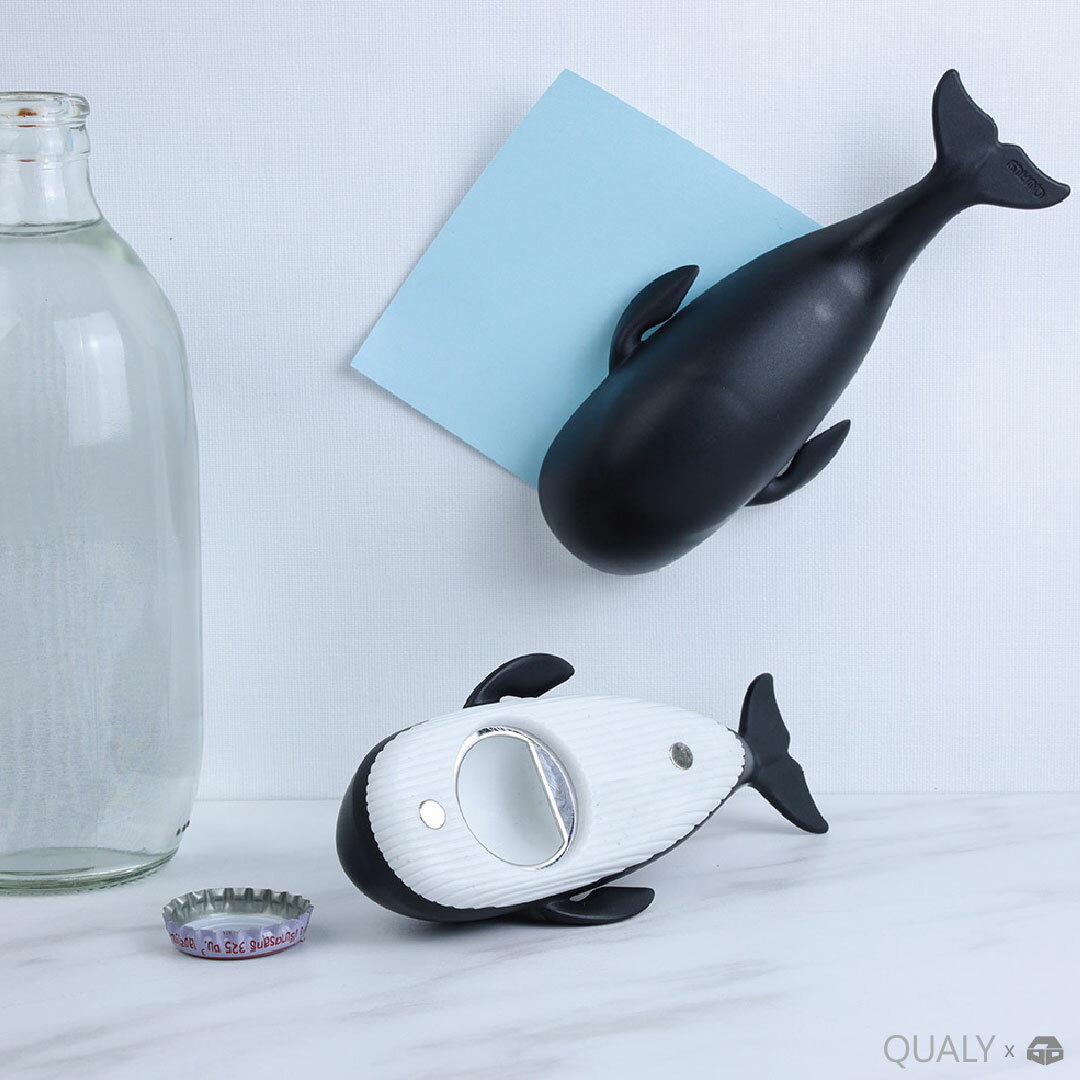 【築實精選】QUALY × 鯨魚開瓶器Moby Whale Bottle Opener