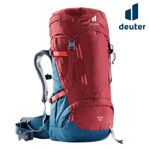 Deuter FOX 拔熱透氣背包 3611221 紅-藍/40+4L