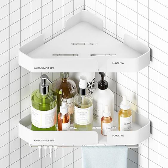 浴室置物架免打孔浴室三角置物架洗手間衛生間廁所牆角轉角壁掛洗澡間收納架全館促銷 限時折扣 胡同里小鋪 Rakuten樂天市場