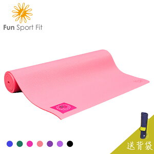 小秘境修練瑜珈墊-(6mm)-送吉尼亞瑜珈背袋 (PER環保材質)-FunSport yoga