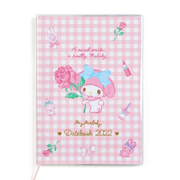 【震撼精品百貨】2022年 掛曆/年曆/手帳 日本三麗鷗Sanrio 美樂蒂B6行事曆-粉色#74965 震撼日式精品百貨