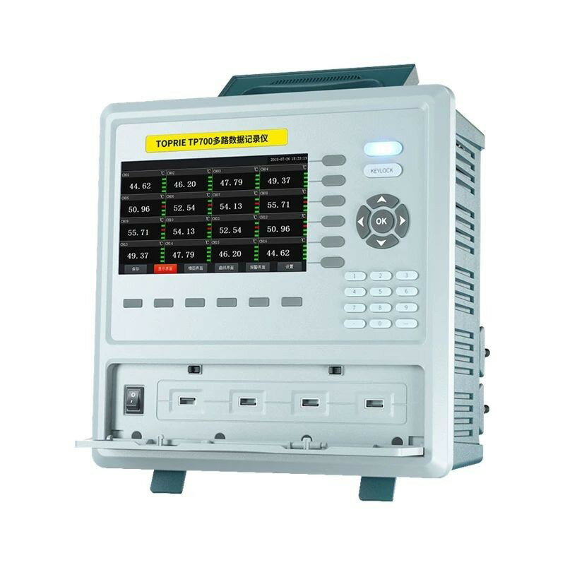 【工業級多裝置支援】無紙記錄儀 TP700 溫濕度測試儀 電流電壓採集儀 多路數據監控 專業級監控神器