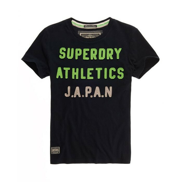 跩狗嚴選 !24小時出貨! 正品 極度乾燥 Superdry Premium T-Shirt 貼布 Logo 深藍 短袖 上衣 純棉