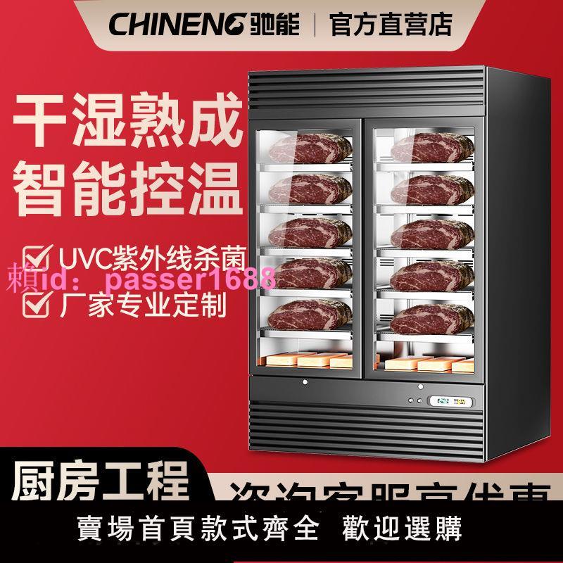馳能牛肉熟成柜西餐牛排柜恒溫干式排酸柜商用冷凍冷藏掛肉展示柜