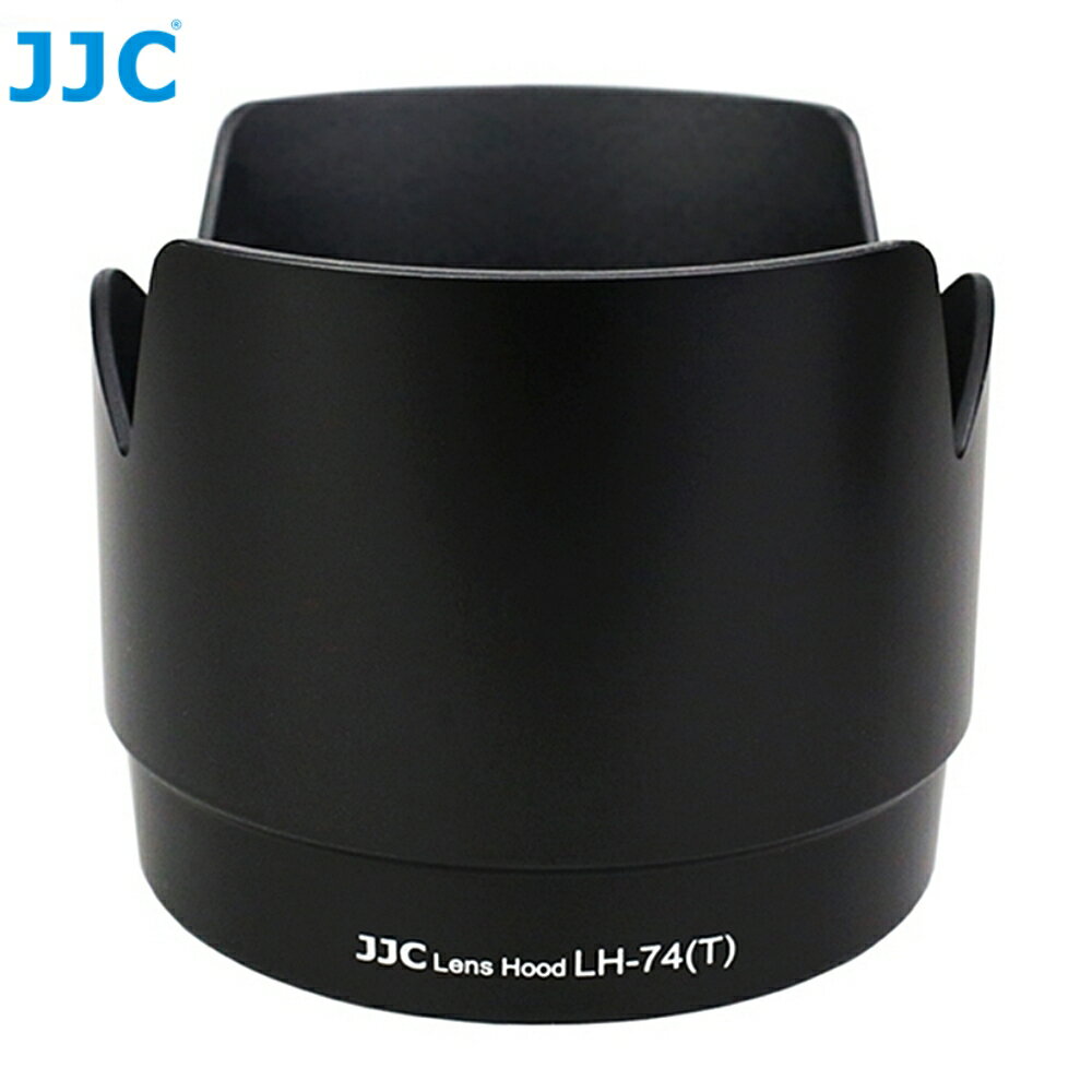 又敗家(黑色蓮花瓣型)JJC副廠Canon遮光罩ET-74遮光罩LH-74(T) BLACK(可反裝倒扣,相容Canon原廠遮光罩ET74太陽罩)適EF 70-200mm F4L IS USM f/4L f4.0 f/4 L小小黑遮光罩蓮花型ET-74太陽罩遮陽罩lens hood【全館299超取免運】【APP下單點數4倍送】