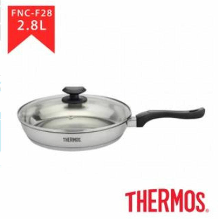 【THERMOS 膳魔師】膳魔師湛鮮鍋 FNC系列 單柄平底鍋 28cm(單柄平底鍋 28cm)