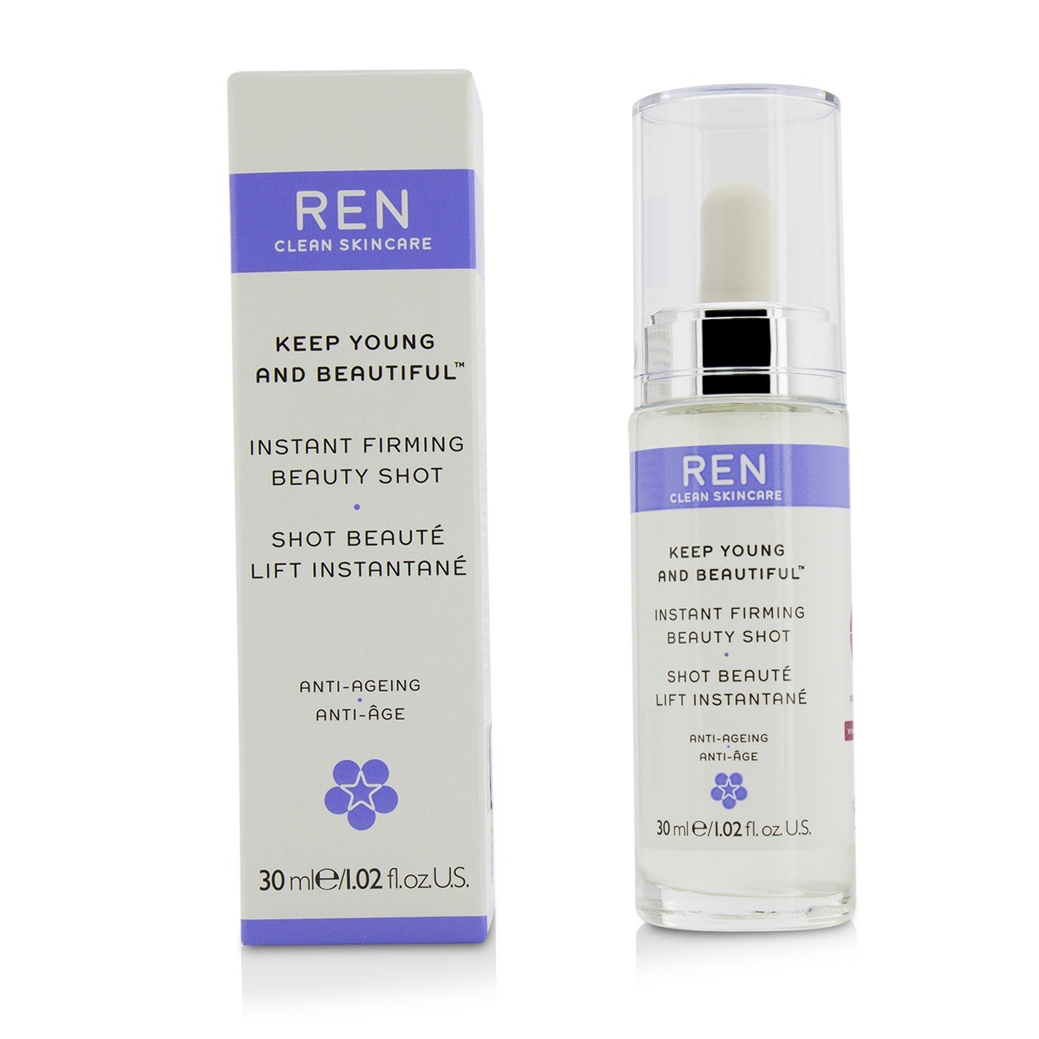 任 Ren - 凍齡高效保濕精華Keep Young And Beautiful Instant Firming Beauty Shot