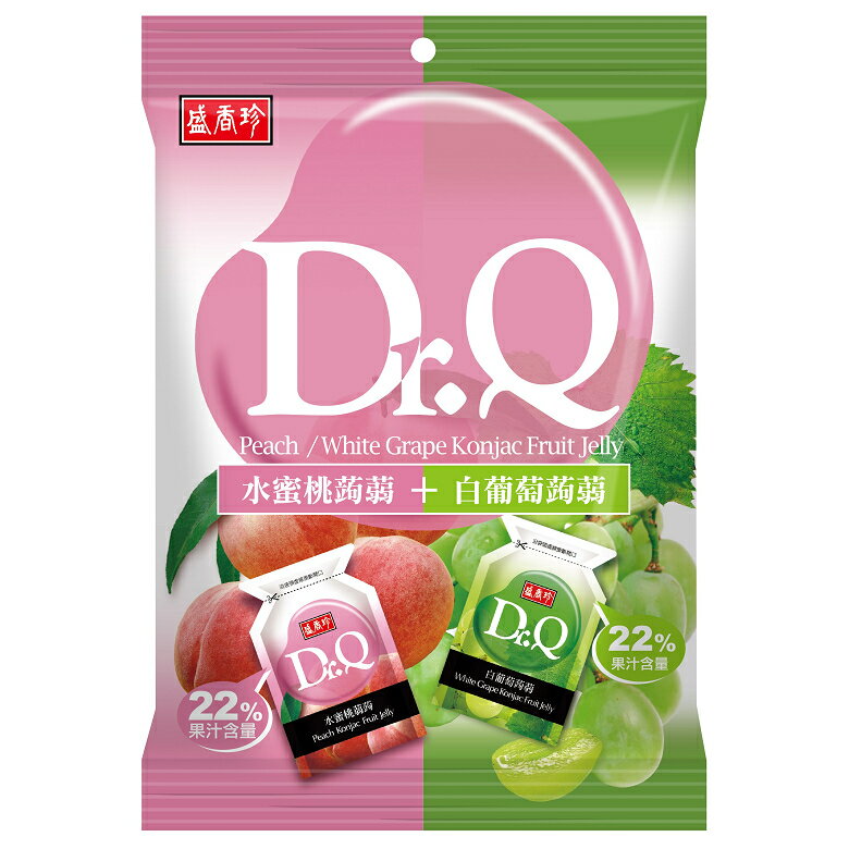 盛香珍 Dr.Q雙味蒟蒻(水蜜桃+白葡萄)(420g/袋) [大買家]