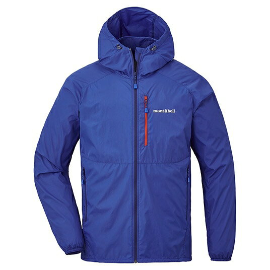 ├登山樂┤日本 mont-bell Wind Blast Parka 連帽風衣外套 男 藍 1103322BL