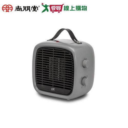 尚朋堂 陶瓷方塊型電暖器 灰 SH-2425B【愛買】