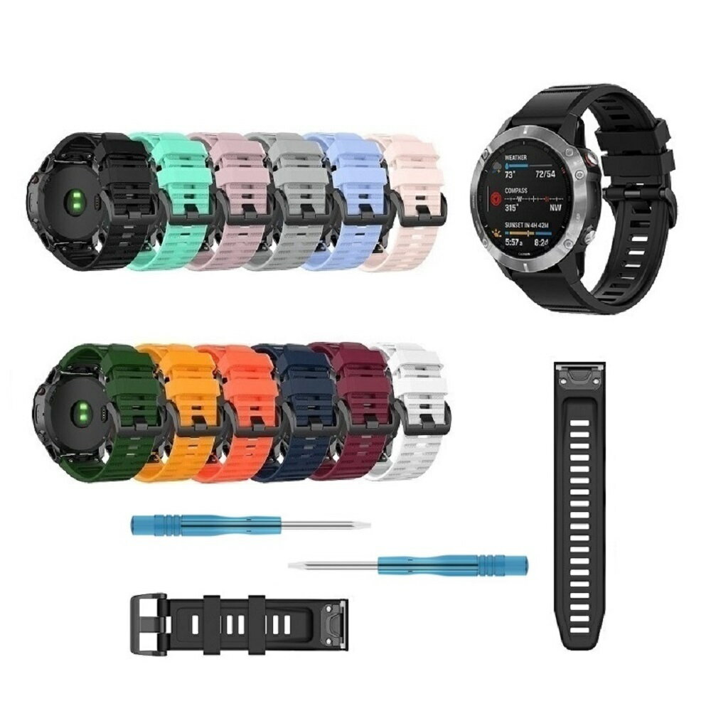 【矽膠錶帶】適用 Garmin Instinct E 40mm 快拆 快扣 錶帶寬度 20mm