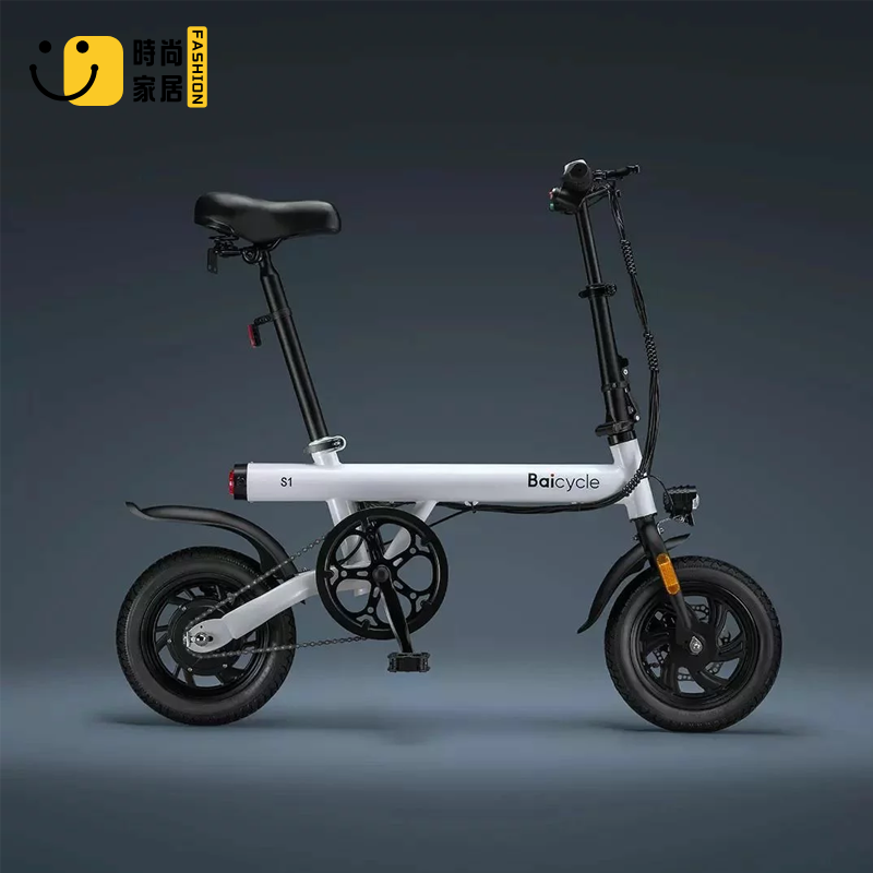 折疊電動車 小型電動車 迷你 電動滑板 兩輪車 代步車 電瓶車 小白baicycle電動自行車可折疊成年人上班族小型二輪電動車電瓶車公司貨 可開發票