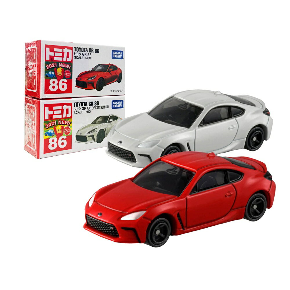 【震撼精品百貨】 TOMICA多美~小汽車 NO.086 豐田GR86 SPX26T&初回(兩臺一起賣)17464/17466