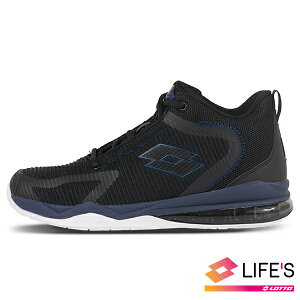 LOTTO樂得-義大利第一品牌 男款HYDRO 3D透氣氣墊籃球鞋 [LT0AMB2730] 黑【巷子屋】
