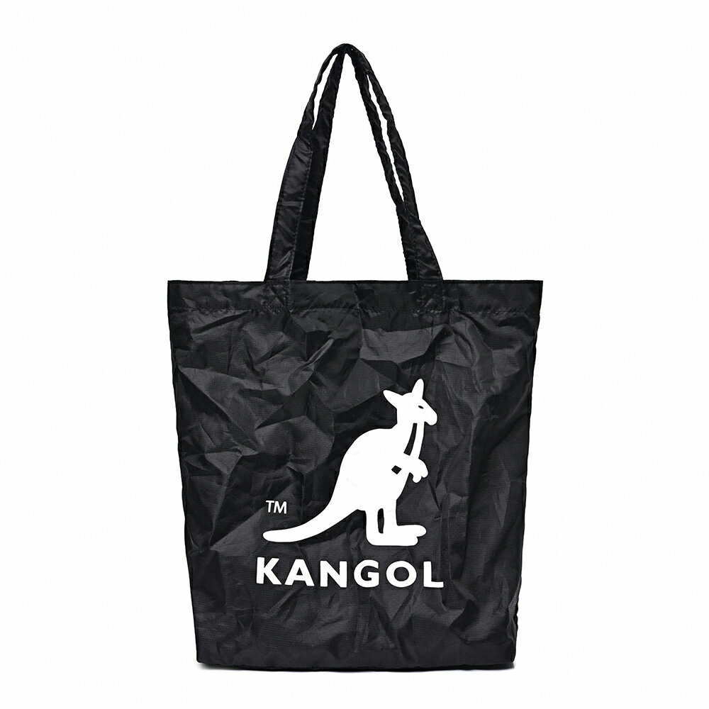 ~雪黛屋~KANGOL 托特包購物袋大型容量可A4資料夾可收納進口防水尼龍布材質L6955301820