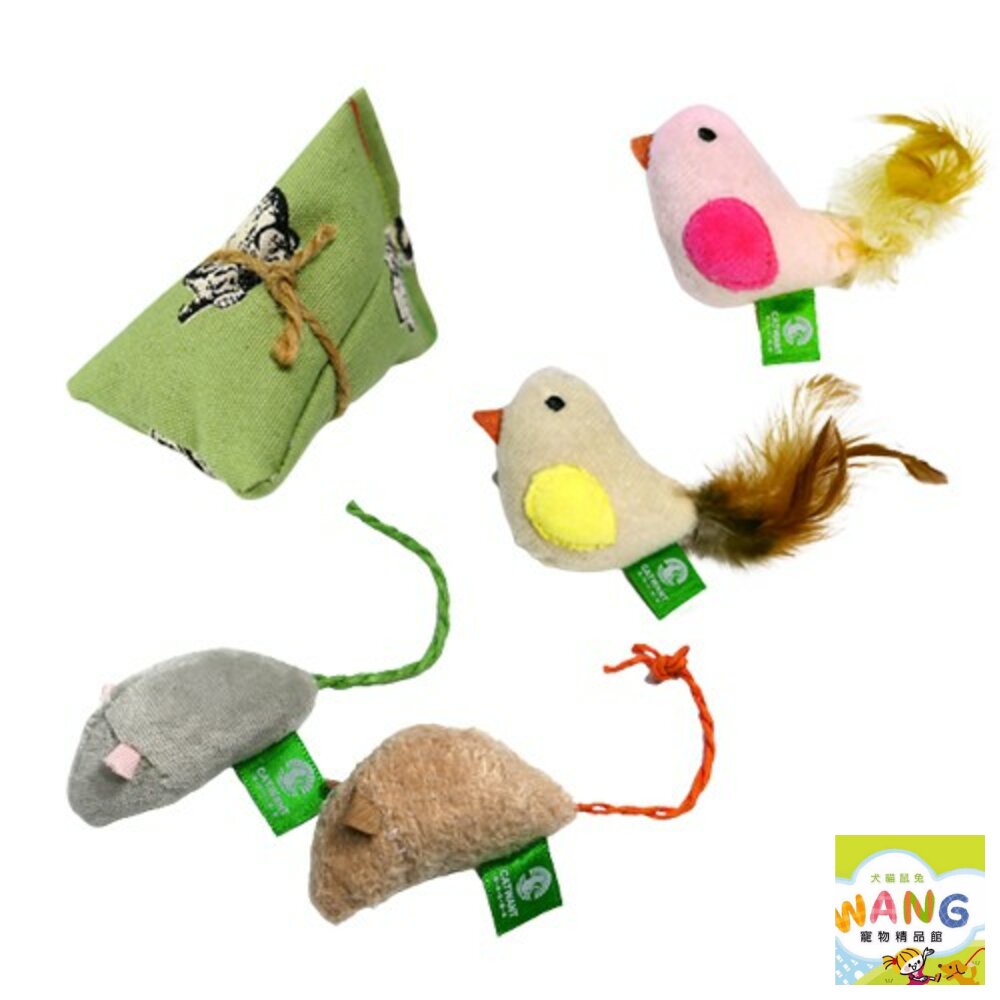 CATWANT 貓咪旺農場 木天蓼填充貓玩具｜小鳥 小老鼠 貓薄荷 顏色隨機 貓玩具 公司貨『🐶🐱Ayumi』【 寵物用品 狂殺 ★ 滿額現抵$480 】請注意 部分出貨時間較長 5