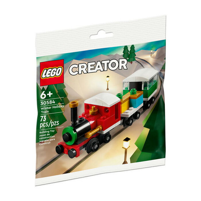 LEGO 樂高 CREATOR 創意系列 30584 迷你聖誕小火車 【鯊玩具Toy Shark】