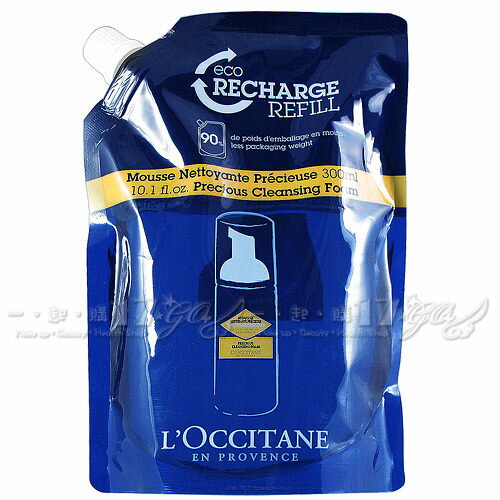 【VT薇拉寶盒】L’OCCITANE 歐舒丹 蠟菊潔面慕斯補充包(300ml)