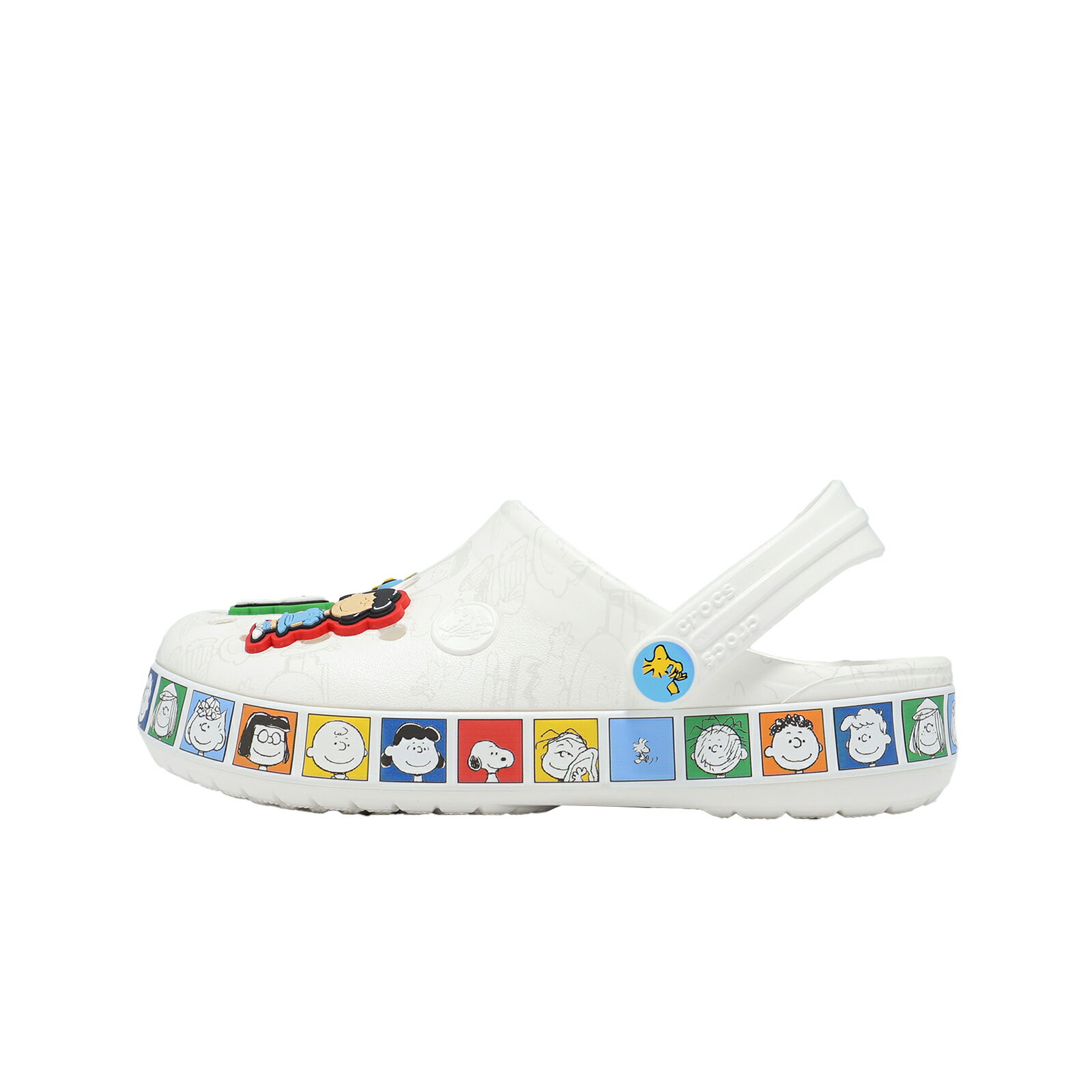Crocs 洞洞鞋 洞洞鞋 Peanuts Crocband Clog K 中大童 卡駱班史努比 21211690H