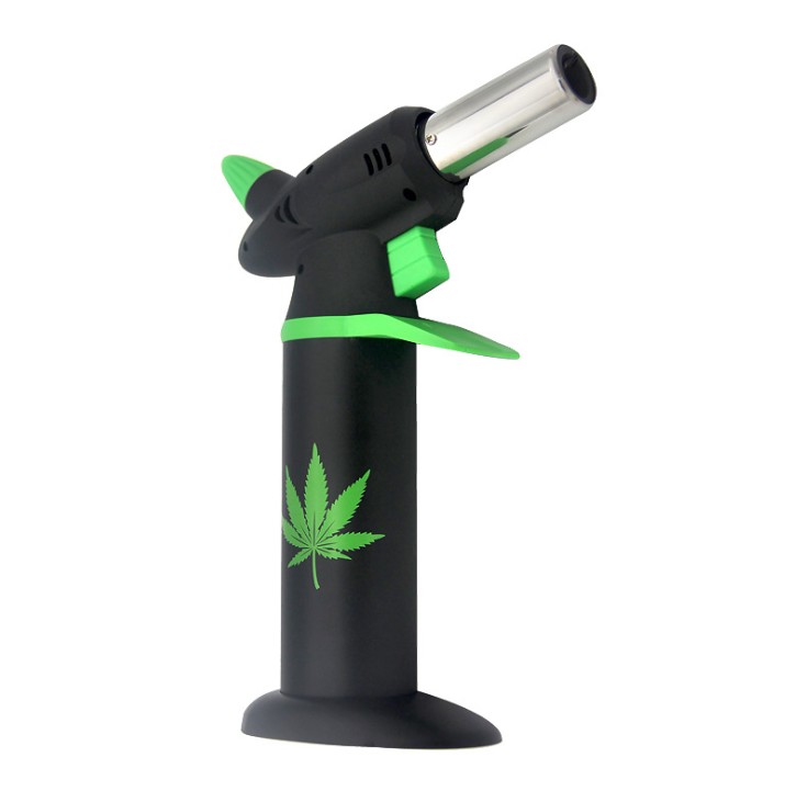 強悍火力金屬充氣防風噴槍打火機 雪茄/烤肉/野外/露營/廚房耐高溫直衝焊槍