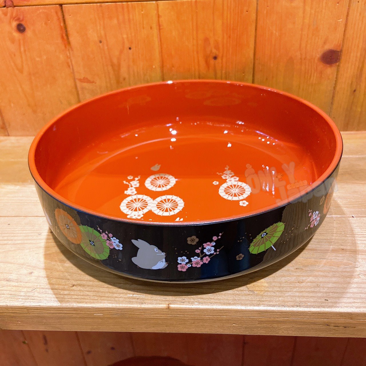 真愛日本 宮崎駿 吉卜力 日本製 漆器缽皿盤 龍貓和風梅 龍貓totoro 果盒 糖果盒 日式餐具 點心盒