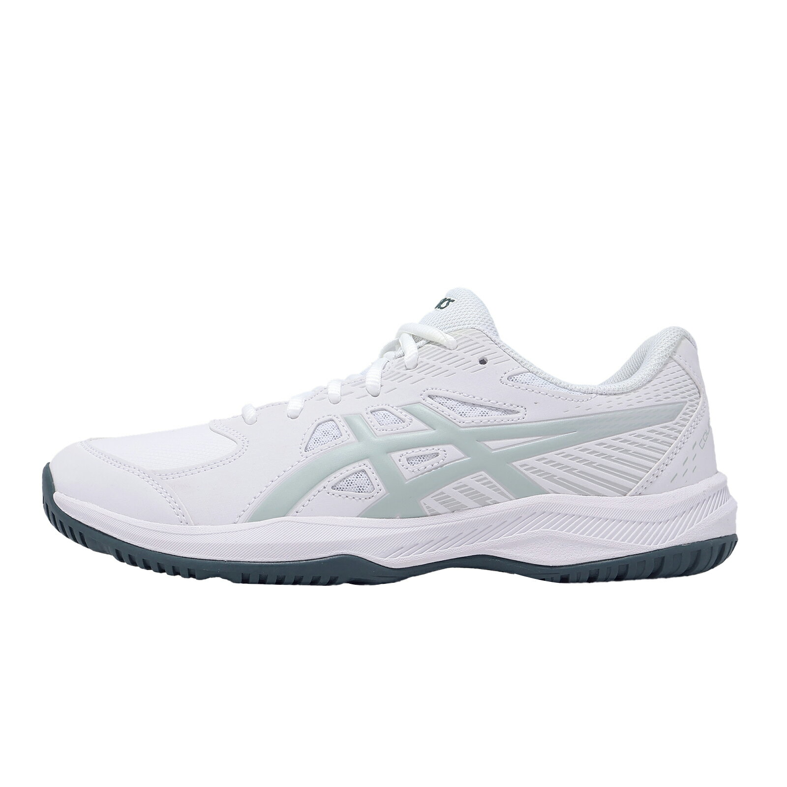 Asics 亞瑟士 網球鞋 Court Slide 4 男鞋 女鞋 白 綠 入門款 運動鞋 1041A483102