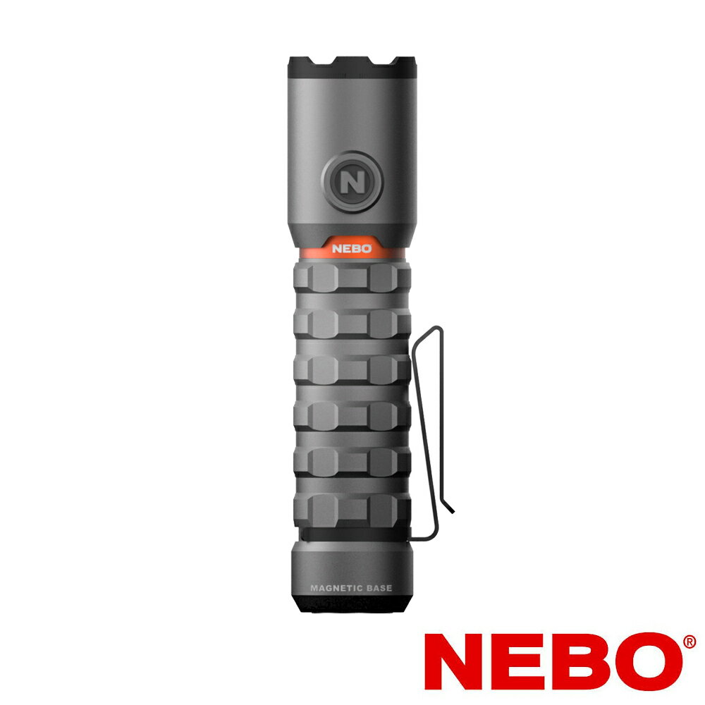 【NEBO】Torchy2K掌上型手電筒-USB充電 2000流明 IPX6 NEB-FLT-1006-G