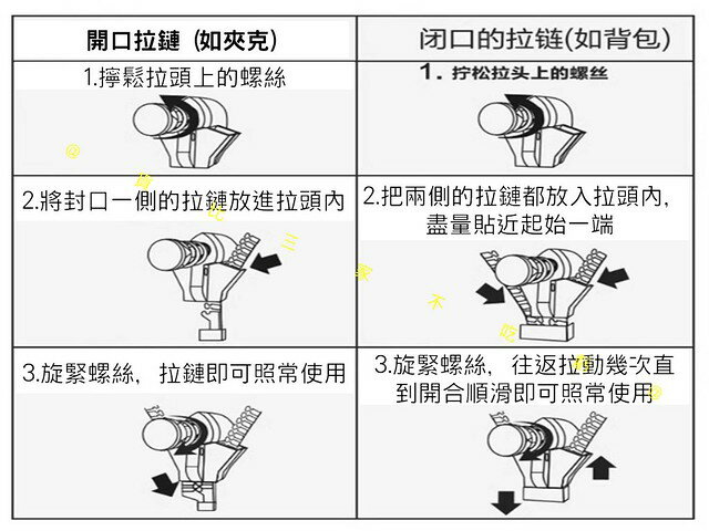 @貨比三家不吃虧@螺絲拉鍊頭 可拆卸拉鍊頭 拉鍊頭 拉鎖 拉鏈鎖頭 鞋靴 萬用拉鍊頭 包包拉鏈頭 拉鏈修復器 拉鍊頭替換 7
