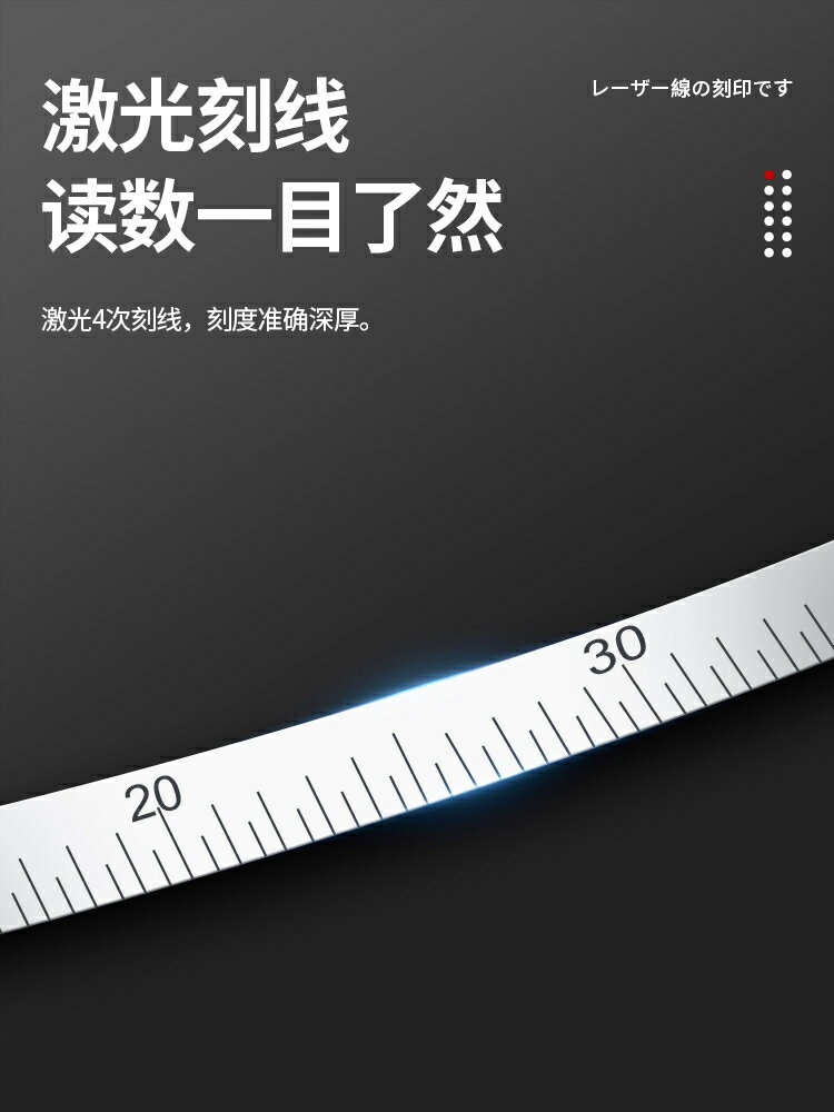 {公司貨 最低價}日本三量不銹鋼柔性外徑π尺派尺兀尺圓周尺O型圈游標直徑測量尺 2