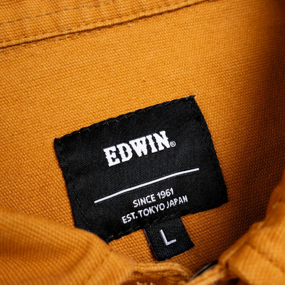 EDWIN 男款 工裝夾克外套 (土黃色) 5