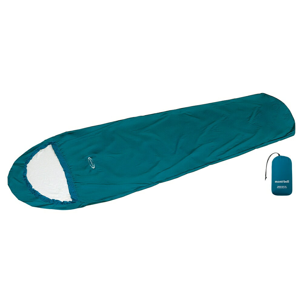 ├登山樂┤日本 Mont-Bell BREEZE DRY-TEC Sleeping Bag Cover 睡袋套/藍綠 1121328 BASM