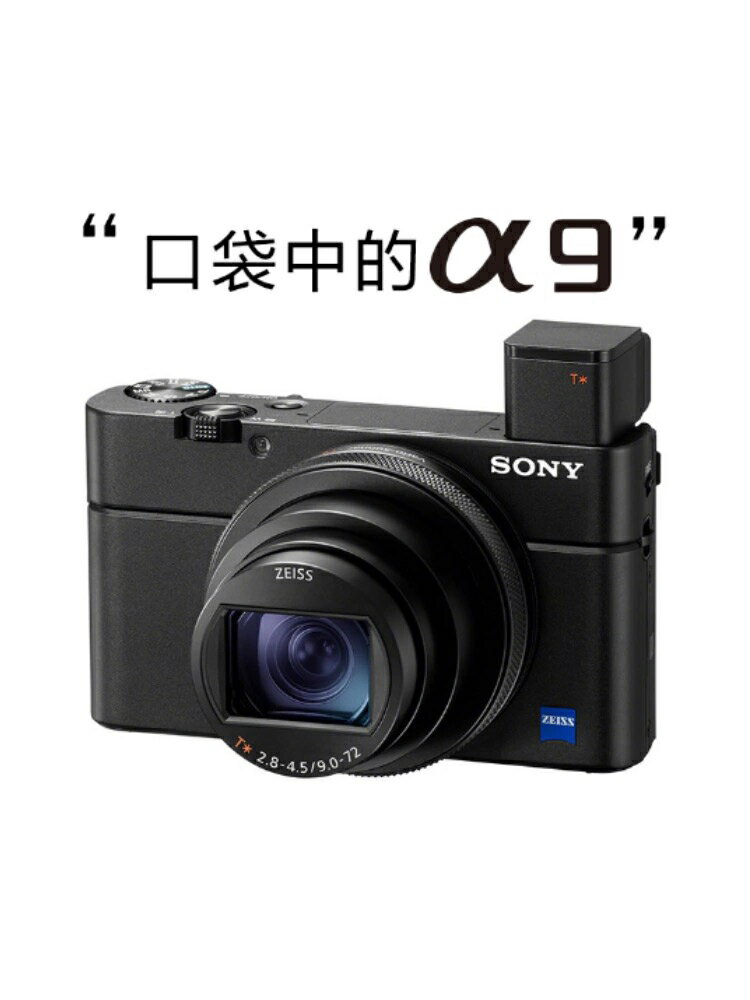 Sony/索尼 DSC-RX100M7 RX100M6 RX100M5A黑卡7代高清數碼相機-樂購