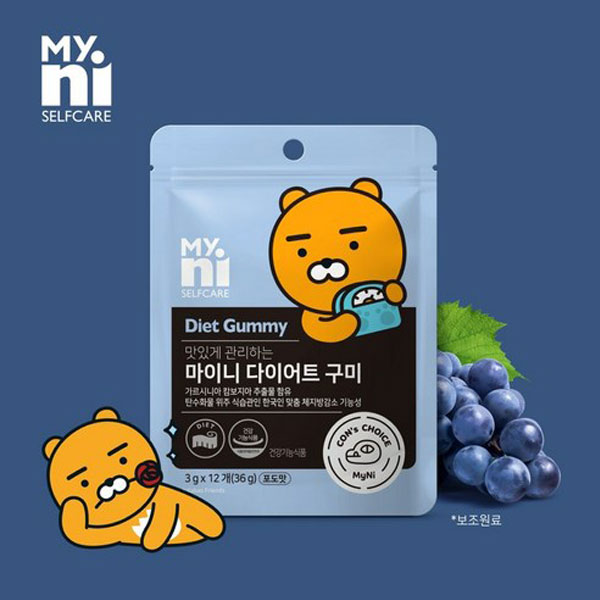 韓國 MYnixKakao Friends 美體軟糖 DIET GUMMY 3g/包(12粒入) 美體 軟糖【特價】異國精品