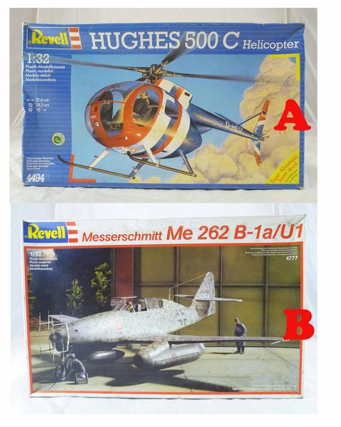 【震撼精品百貨】1/32HUGHES500C / 1/32Me262 B-1a/U1飛機模型【共2款】 震撼日式精品百貨