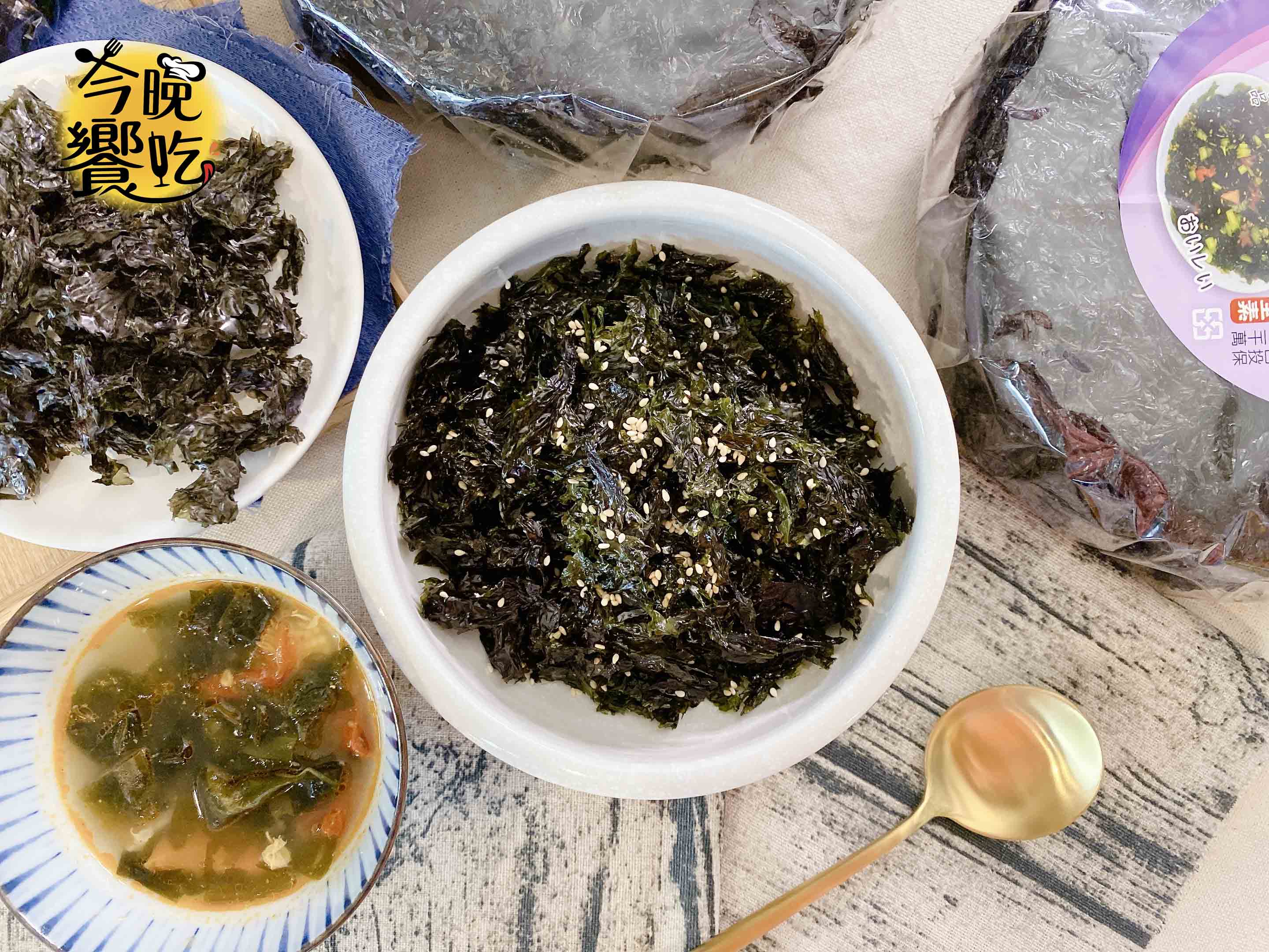 【如意】大份量 ”巨無霸”野生紫菜餅80g(純素)  一顆搞定多種湯品 3