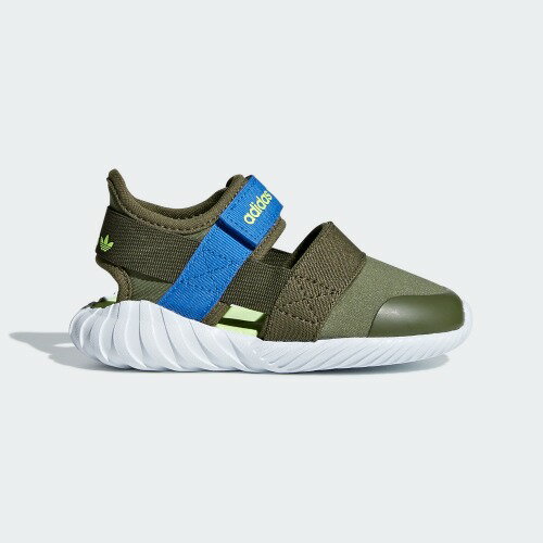 ADIDAS DOOM SANDAL I 童鞋 小童 涼鞋 休閒 魔鬼氈 舒適 軍綠【運動世界】CG6601【APP限定 | 單筆滿799元結帳輸入序號『GT-MEN1906』再折70元】