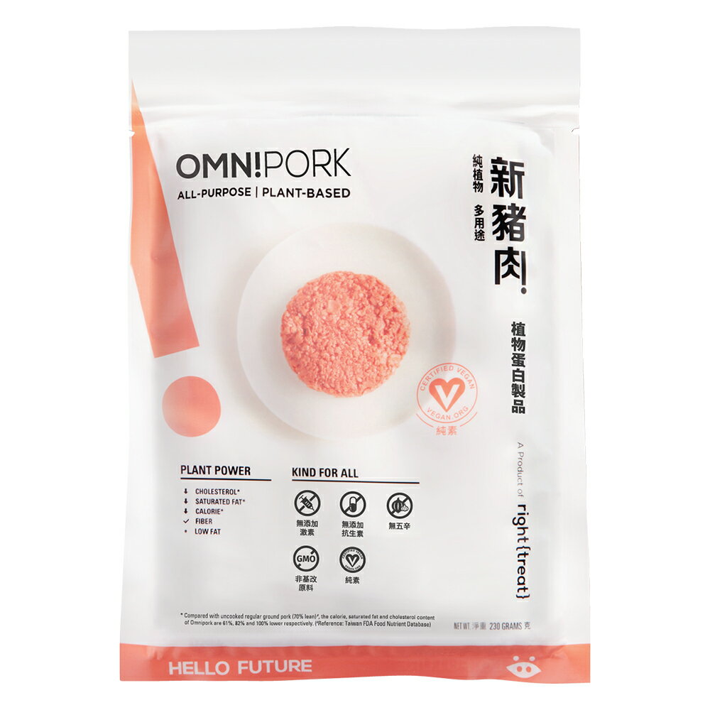 【OMNI】新豬肉 純素(230g/包) #植物肉