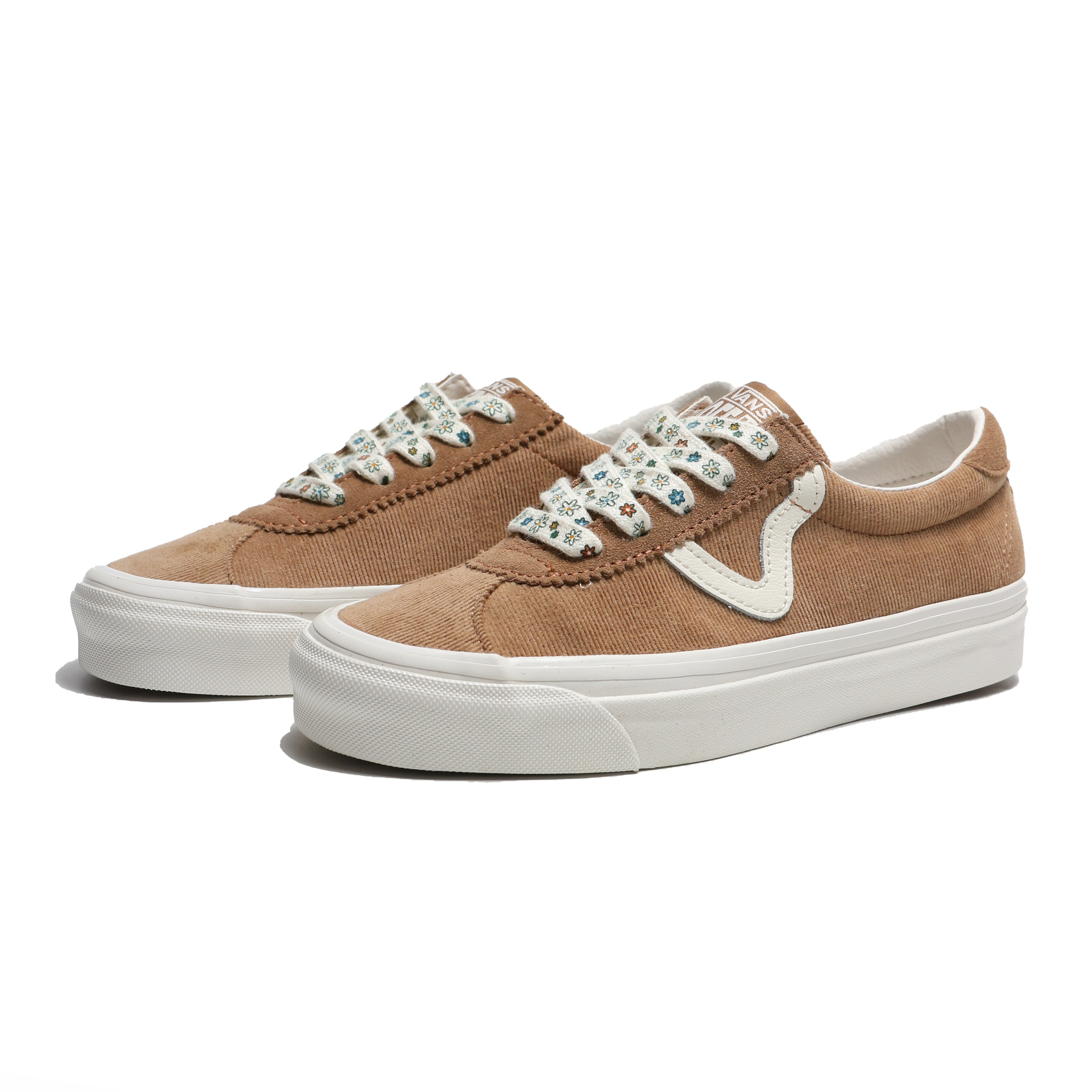 【情人節禮物推薦】VANS 休閒鞋 STYLE 73 DX 卡其 燈心絨 小花鞋帶 男女 VN0A7Q5ABRO